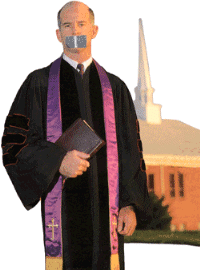 gagged preacher